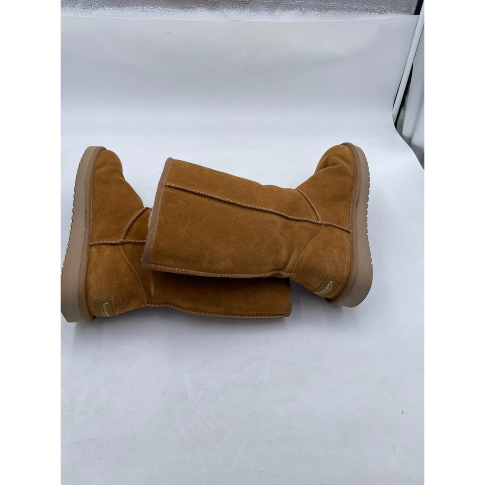 Koolaburra by UGG Victoria Sz 9 Women's Tall Suede‎ Winter Boots Chestnut - Picture 10 of 11